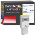DoorStepInk Brand for HP 728 300mL (F9K15A) Yellow Remanufactured in the USA Ink Cartridges, F9K15A